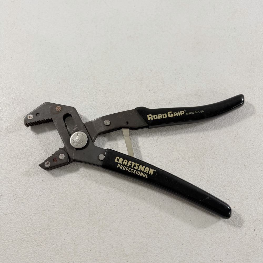 Craftsman Professional Robo Grip Pliers 45009 Robogrip 9" Made In USA